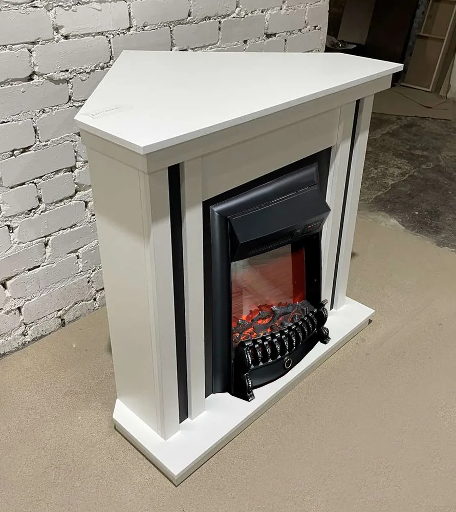 Угловой электрический камин Toronto