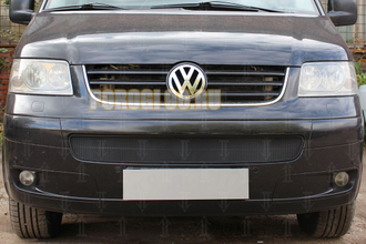 Защита радиатора Volkswagen T5 (Multivan,Caravelle) 2003-2009 black