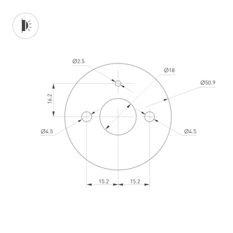 Светильник Arlight SP-VINCI-S600x55-7W (WH, 110 deg, 230V)