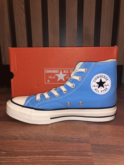Кеды Converse Chuck Taylor 70 low top синие высокие 162055c в жизни