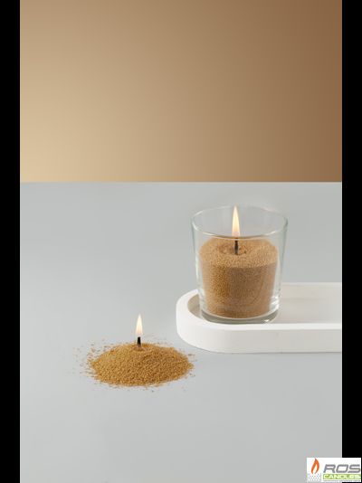 Насыпная свеча "Радость" 7*7 см, цвет "Бежевый"