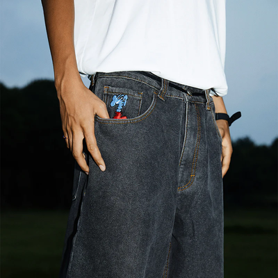 Тёплые джинсы Minderror Fleece Grey