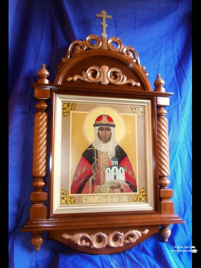 Резной подвесной киот