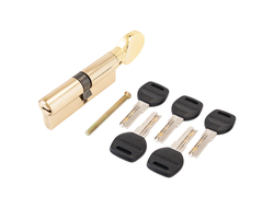 Механизм замка АЛЛЮР HD FG 90-5К BP (45x45G) латунь перф.кл/верт  [56253]