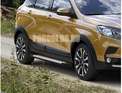 Пороги на Lada X-Ray Cross (2019-...) BMW Style V2