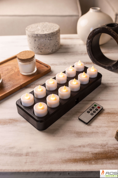 Светодиодные LED свечи, цвет "Янтарный"