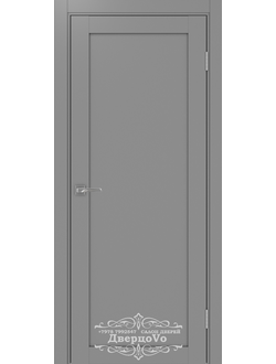 OPTIMA PORTE (ОПТИМА ПОРТЕ)/ TURIN (ТУРИН) 501.1,  СЕРЫЙ/ ПОЛОТНО ГЛУХОЕ