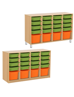 СТЕЛЛАЖНАЯ ВЫДВИЖНАЯ СИСТЕМА ХРАНЕНИЯ 4/97 ПВХ