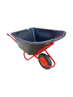 Тачка строительная 110 л 200 кг "Антиудар" одноколёсная с пневмоколесом