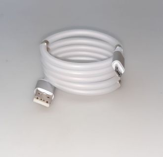 Кабель micro USB (USB A штекер - micro B штекер) 1м MR-36, крепление магнит
