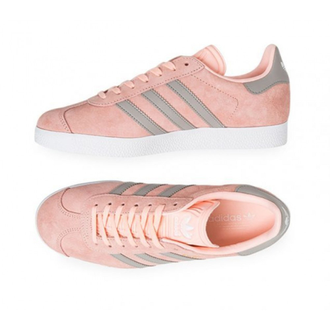 Adidas Gazelle Светлый персиковый с серым женские (36-41) Арт. 286F-A