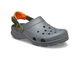 CROCS CLASSIC ALL TERRAIN CLOG СЕРЫЕ С ОРАНЖЕВЫМ