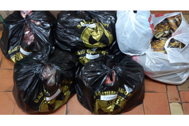 22.12.22 мы передали от нас с вами вкусные гостинцы подопечным Амстафф-GROUP. За период с 10.11.22 по 20.12.22 сумма по благотворительным купонам составила 5053 руб. Благодарим всех, кто принимает участие в акции!