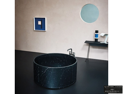 Agape In-Out Ванна отдельностоящая 195х129х57.5 см, мрамор Marquina, цвет: черный (копия)