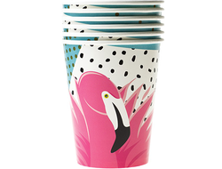 Стакан бум Фламинго 250мл 6шт