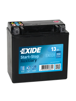 АККУМУЛЯТОР вспомогательный EXIDE Start-Stop Auxiliary EK131 L+ 13Ah 200А (En)