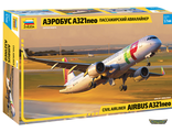 7043. Пассажирский авиалайнер Аэробус А321neo (1/144 39.7см)