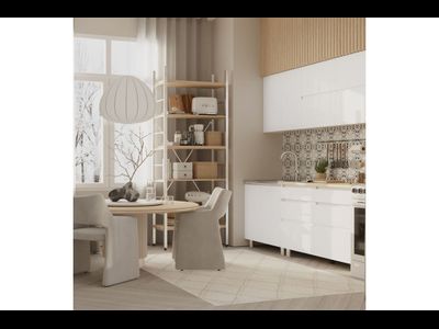 Кухонный гарнитур Симпл 2м Белый/Дуб сонома