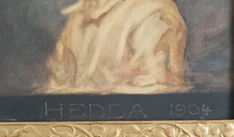 "Hedda 1904" литография, акварель Friedrich August von Kaulbach 1920-е годы