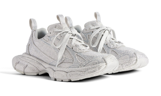 Balenciaga 3XL Trainers With Rhinestones Light Grey