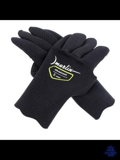 Перчатки неопреновые 2мм Marlin ULTRASTRETCH black р.M