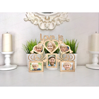 Заготовка фоторамки «Love Is»