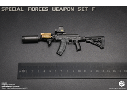 Автомат АКС-74У с комплектом аксессуаров и снаряжения (Special Forces Weapon Set) - 1/6 (06045A) - Easy&Simple