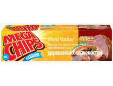 МЕГАЧИПС чипсы со вкусом Деревенских копченостей, в упаковке 100 гр.