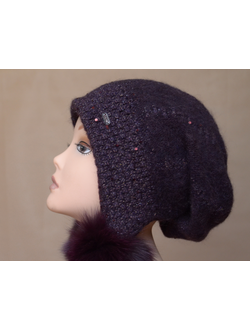 Vizio 6159 италия шапка Визио с помпонами фото