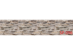 SP-096 КАМЕННАЯ СТЕНА  Глянцевая стеновая панель ALBICO  2800*610*6мм