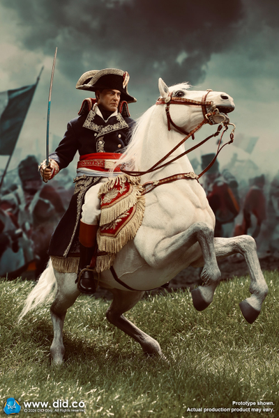 Конь Наполеона - Коллекционная фигурка 1/6 Napoleon White War Horse (Prancing) (E60078) - DID