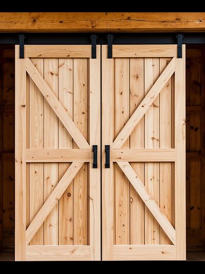 Дверь Амбарная на Лофт системе