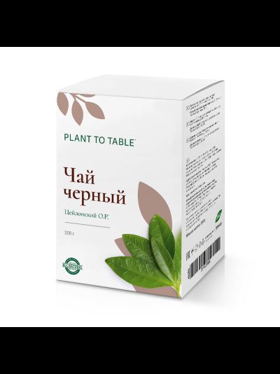 Чай черный листовой Цейлонский O.P. Plant to table