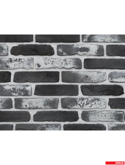 Кирпич "СТАРЫЙ", бетон, цв.Серый штукатур, уп.1м2(54шт)(20,5кг)(32уп)