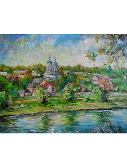 Пейзаж Никольская церковь. Торжок Круглова Светлана