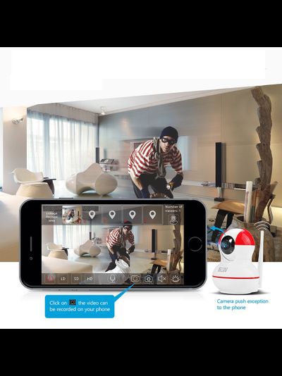 BW. Моторизированная видеокамера WiFi/LAN с DVR, HD (163Eye/Yoosee)