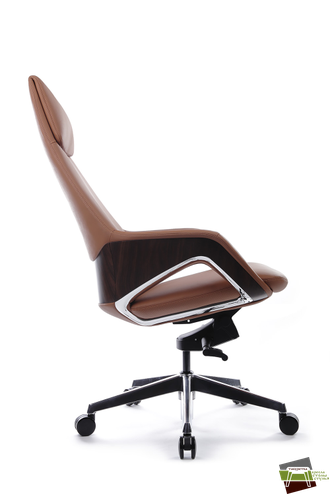 Кресло Aura FK005-A Светло-коричневый (MB915) натуральная кожа