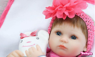 Кукла реборн — девочка  "Мила" 45 см