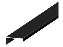 Ручка-профиль торцевая  i-line, L=2500мм  Черный Матовый  (02.0062)  AQ