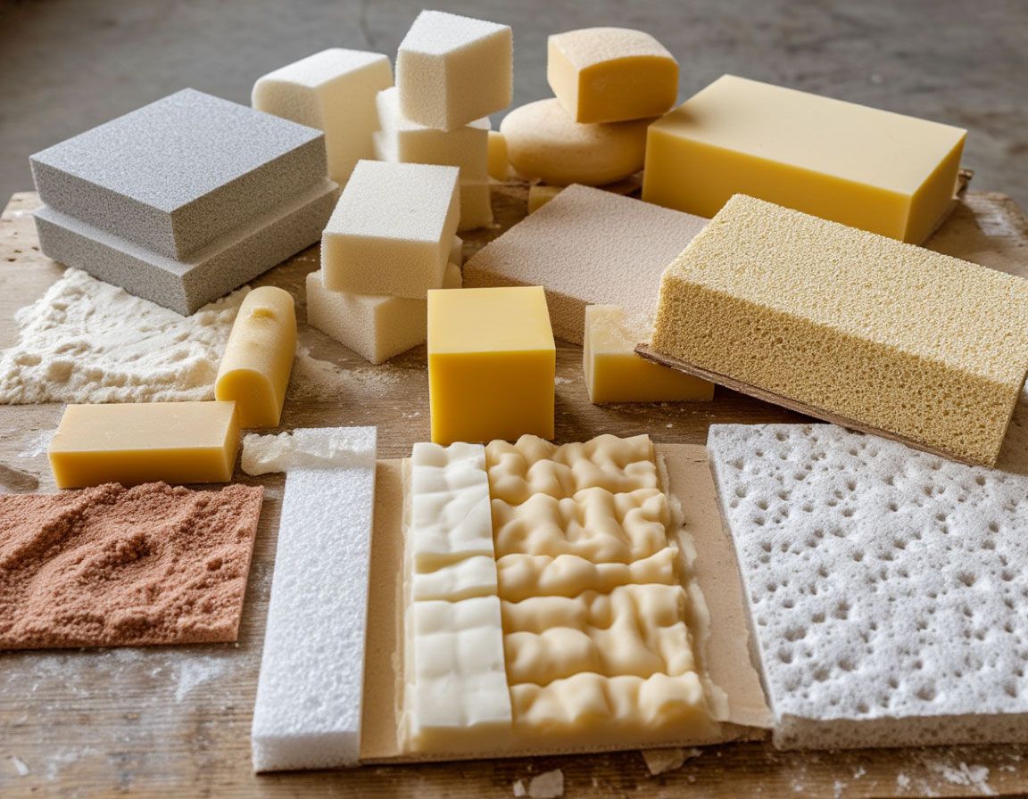 Полиуретан против пенопласта и гипса