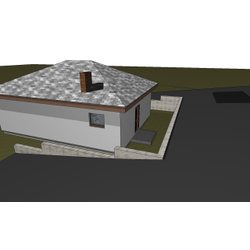Одноэтажный дом с тремя спальнями 78м² (S14)