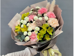 Букет с озотамнусом  "Венера"