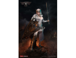 ПРЕДЗАКАЗ - Белая воительница Алина - Коллекционная фигурка 1/6 The Girl Under Wolf's Ward Silver Alina (PL2026-236A) - TBLeague ?ЦЕНА: 30200 РУБ.?