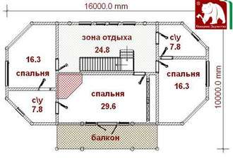 Проект 5-12, 280 кв.м., 14*16