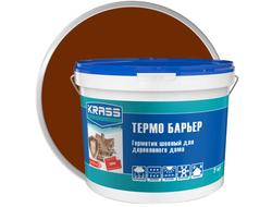Герметик акриловый для деревянных домов и срубов KRASS Термо Барьер Тик 7 кг