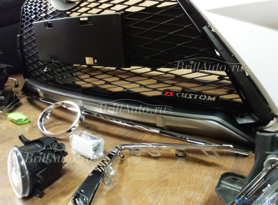 Обвес Toyota Camry V50, V55 в стиле Lexus + фары Камри 55