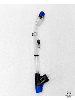 Трубка для дайвинга СВВ силикон, с клапаном