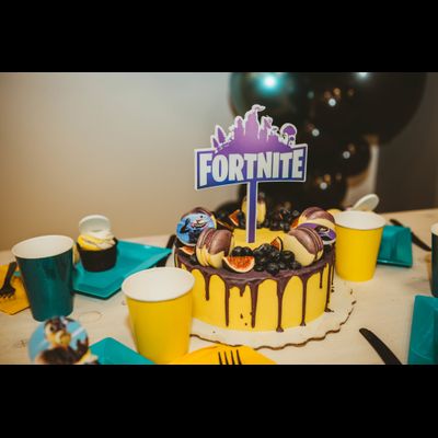 Оформление детского дня рождения в стиле "Fortnite" "№ 1462