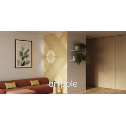 Гипсовая панель PIFAGOR + LED артикул D-0010