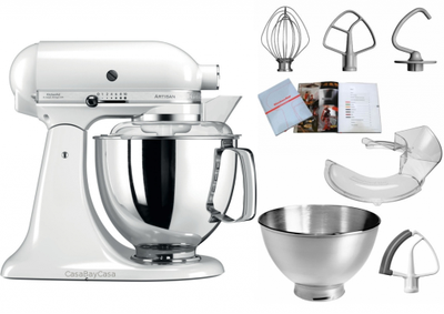 Планетарный Миксер KitchenAid ARTISAN 4.8л., белый, 5KSM175PSEWH